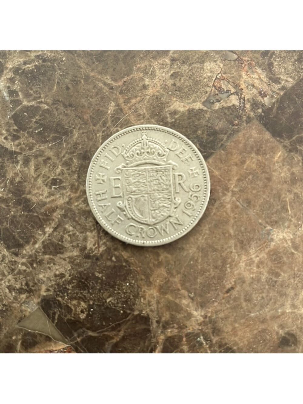 Elizabeth II Regina Half Crown 1956❤️‍🔥❤️‍🔥